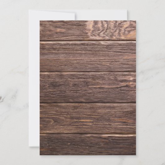 Mason 素朴 String Lights Jar日付カードを保存 セーブザデート (裏面)