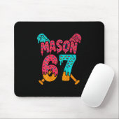 Mason 67 Funny Ice Cream Drip Sell Meme Design 1  マウスパッド (マウス)