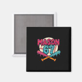 Mason 67 Funny Ice Cream Drip Sell Meme Graphic  マグネット (正面/裏面)