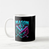 Mason 67 Funny Ice Cream Drip Sell Meme Graphics  コーヒーマグカップ (左)