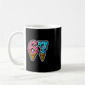 Mason 67 Ice Cream Cute Meme Six Seven コーヒーマグカップ (左)