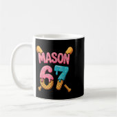 Mason 67 Ice Cream Drip Baseball  コーヒーマグカップ (左)