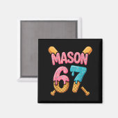 Mason 67 Ice Cream Drip Baseball  マグネット (正面/裏面)