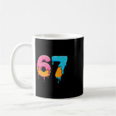Mason 67 Ice Cream Drip Meme Six Seven  コーヒーマグカップ (左)