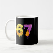 Mason 67 Ice Cream Drip Meme Six Seven Funny  コーヒーマグカップ (左)