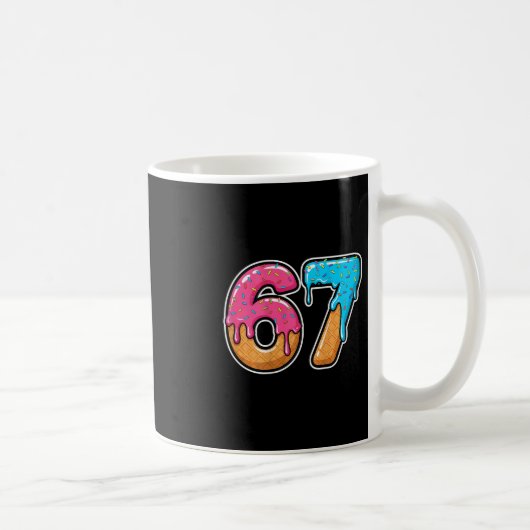 Mason 67 Ice Cream Drip Meme Six Seven Funny (on C コーヒーマグカップ (右)
