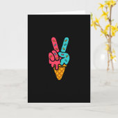 Mason 67 Ice Cream Halloween Funny Six Seven Meme  カード (黄色い花)