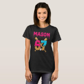 Mason 67 Ice Cream Meme Funny Six Seven mason ice Tシャツ (正面フル)