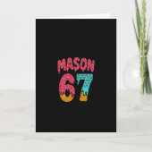 Mason 67 Ice Cream Meme Funny Six Seven (on Ck) Pu カード (正面)