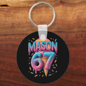 Mason 67 Meme Ice Cream Bysebyll Drip _1  キーホルダー (正面)