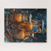 Mason Candle Jars Puzzle ジグソーパズル (横)