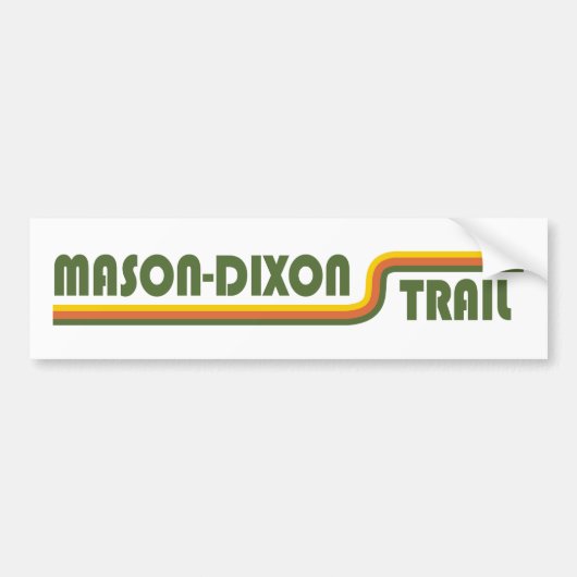 Mason-Dixon Trail バンパーステッカー (正面)