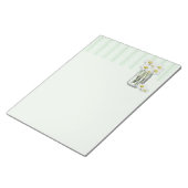 Mason Jarのデイジーメモ帳 ノートパッド (アングル)