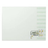 Mason Jarのデイジーメモ帳 ノートパッド (正面)