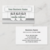 Mason JarカスタムYourアイテモダンム 名刺 (正面/裏面)