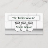 Mason JarカスタムYourアイテモダンム 名刺 (正面)