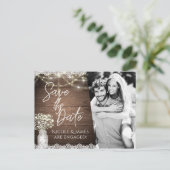 Mason Jar Baby素朴's Breathの写真を保存する 案内ポストカード (スタンド正面)