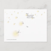 Mason Jar & Firefly日付はがきAを保存 案内ポストカード (裏面)