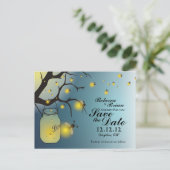 Mason Jar & Firefly日付はがきAを保存 案内ポストカード (スタンド正面)