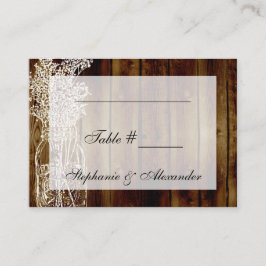 Mason Jar Stamp Tableの座席表 プレイスカード