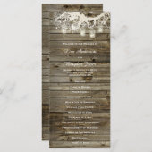 Mason Jar String Lightsツリープロ素朴グラム プログラム (正面/裏面)