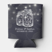 Mason Jars結婚を愛する応援String Lights 缶クーラー (正面)