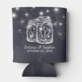 Mason Jars結婚を愛する応援String Lights 缶クーラー (裏面)