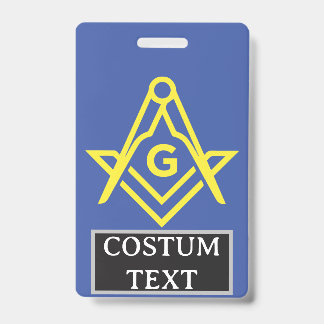 Masonic blue バッジ
