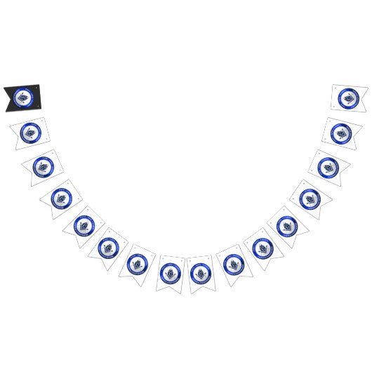 Masonic Bunting Banner Blue バンティングフラッグ (全)