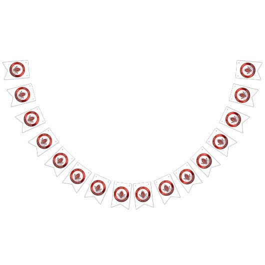 Masonic Bunting Banner Red バンティングフラッグ (全)
