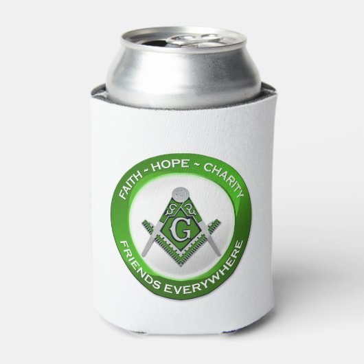 Masonic Cooler Green 缶クーラー (缶正面)