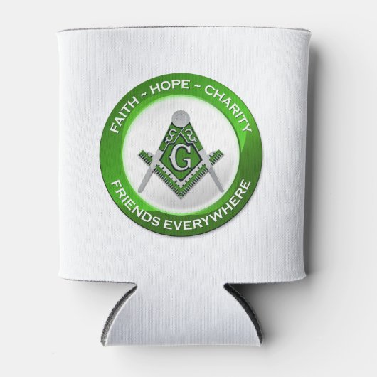 Masonic Cooler Green 缶クーラー (正面)