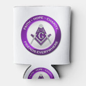 Masonic Cooler Purple 缶クーラー (正面)