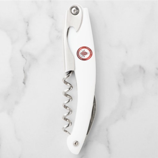 Masonic Corkscrew Red ソムリエナイフ (正面)