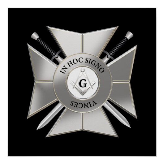 Masonic cross ポスター (正面)