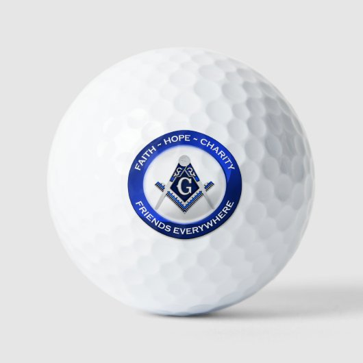 Masonic Golf Balls ゴルフボール (正面)