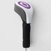 Masonic Golf Head Cover Purple ゴルフヘッドカバー (アングル)