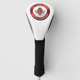 Masonic Golf Head Cover Red ゴルフヘッドカバー