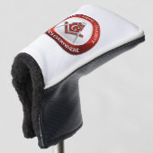 Masonic Golf Putter Cover Red ゴルフヘッドカバー (3/4 正面)