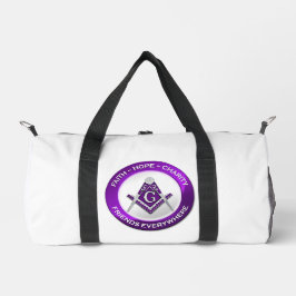 Masonic Gym Bag Purple ダッフルバッグ