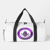 Masonic Gym Bag Purple ダッフルバッグ (裏面)