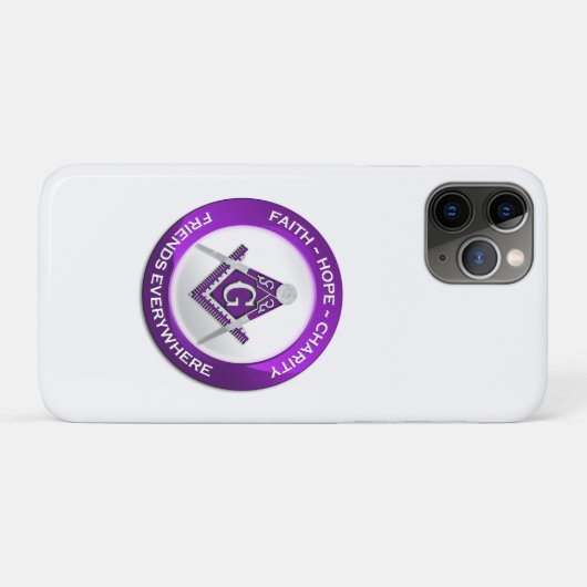 Masonic iPhone/iPad Case Case-Mate iPhoneケース (裏面(横))