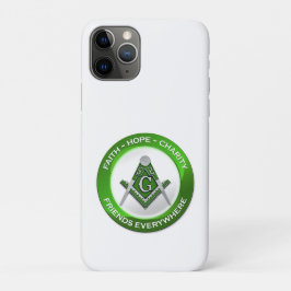 Masonic iPhone/iPad Case Green iPhone 11 Proケース