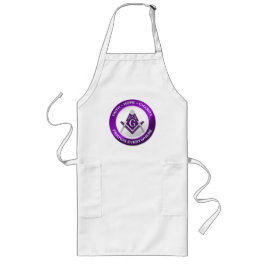 Masonic Men's Apron Purple ロングエプロン