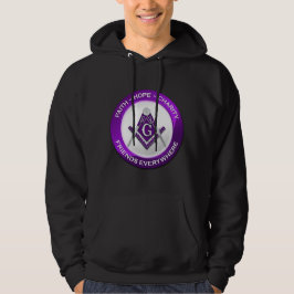 Masonic Men's Hoodie Purple パーカ