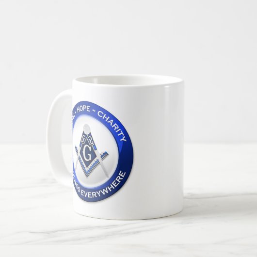 Masonic Mug コーヒーマグカップ (正面左)