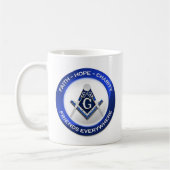Masonic Mug コーヒーマグカップ (左)