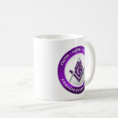 Masonic Mug Purple コーヒーマグカップ (正面右)