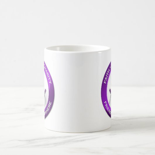 Masonic Mug Purple コーヒーマグカップ (中央)