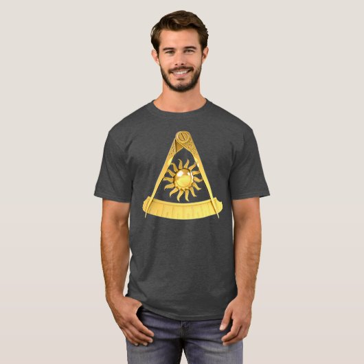 Masonic Past Master Emblem Jewel No Square Tシャツ (正面フル)